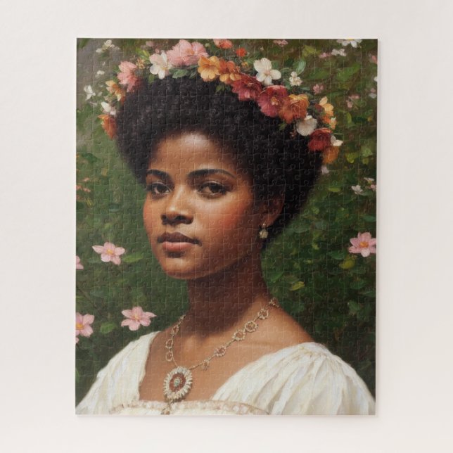 Puzzle Tributo De Arte Floral De Ida B Wells (Vertical)