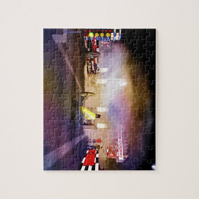 Puzzle Tributo de Dragway de la línea recta (Vertical)