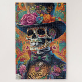 Puzzle Tributo festivo de Calaveras: Sugar Skull Splendor