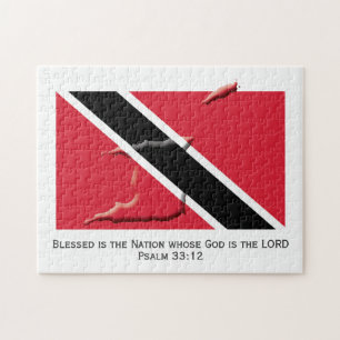 Puzzle TRINIDAD Nación Bendecida BANDERA TRINIDADINA