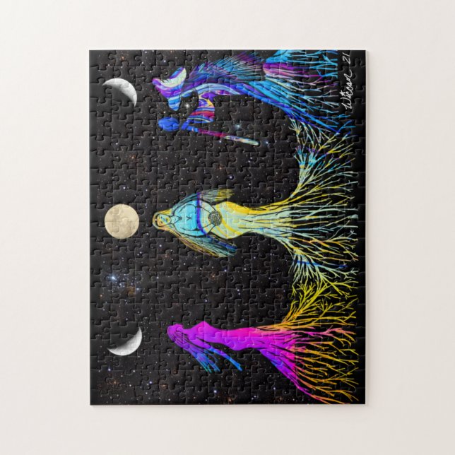 Puzzle Triple diosa de la luna (Vertical)