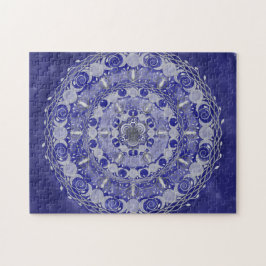 Puzzle Triple diosa de la luna de plata celestial Mandala