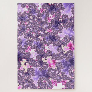 Puzzle Trippy Funky Boho Pastel Espiral Fractal Art