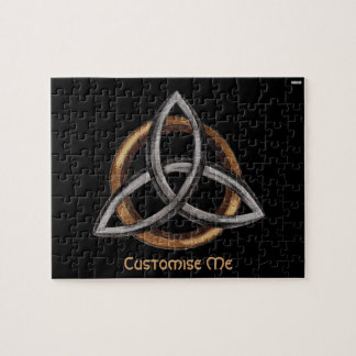Puzzle Triquetra (Marrón/Plata)