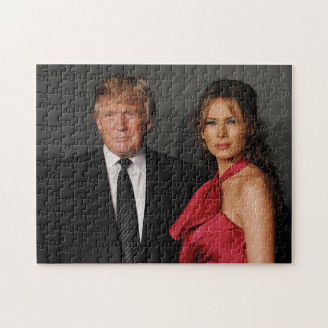 PUZZLE TRIUNFO DE DONALD Y DE MELANIA (Horizontal)
