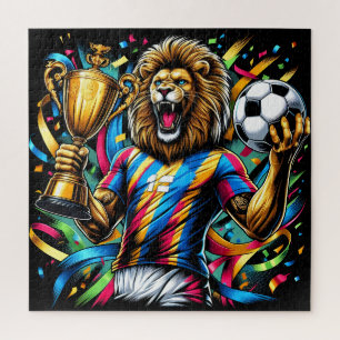 Puzzle Trofeo de Campeón de Fútbol de Leones Victoria en