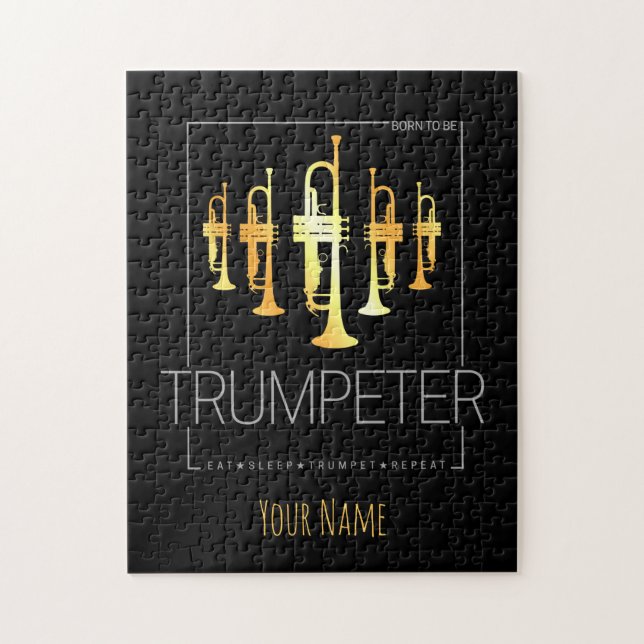 Puzzle Trompeta nacida como trompeta para músicos (Vertical)