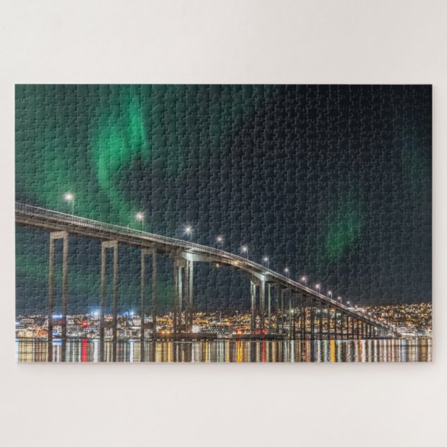 Puzzle Tromso de las luces del norte (Horizontal)
