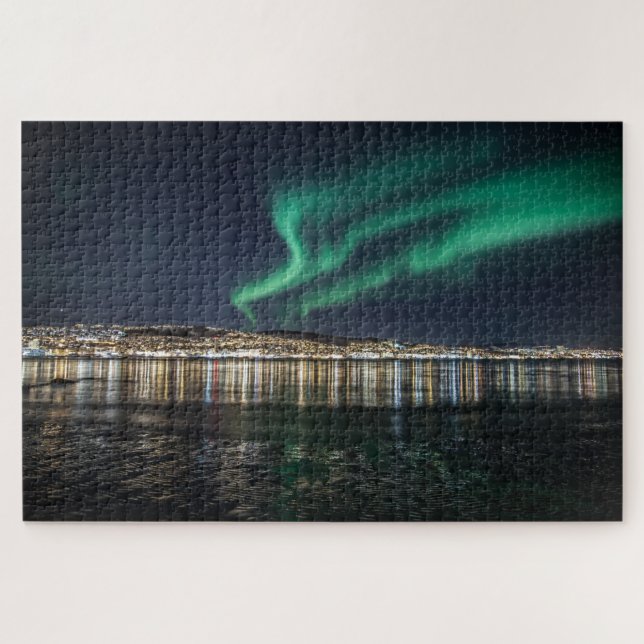 Puzzle Tromso de las luces del norte (Horizontal)