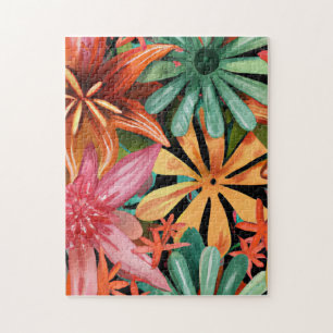 Puzzle tropical/hawaiano/floral/floral