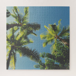 Puzzle Tropical palm tree summer paradise