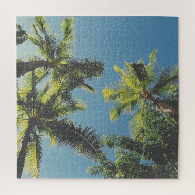 Puzzle Tropical palm tree summer paradise (Vertical)
