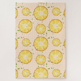 Puzzle TROPICAL SUMMER FRUIT Pineapple patrón