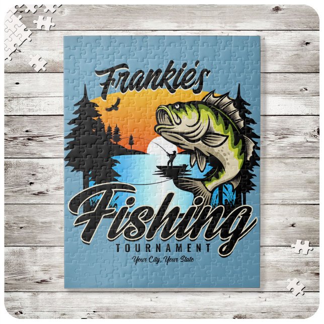 Puzzle Trucha de pescador de pesca personalizada (Subido por el creador)