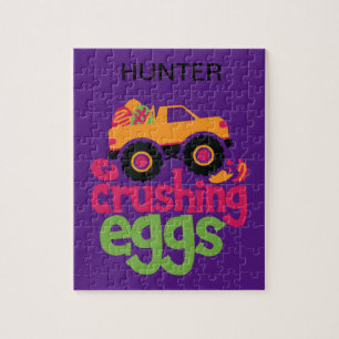 PUZZLE "TRUCK CRUSHING HUEVGS" SE PERSONALIZÓ EL PUZZLE.