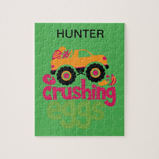 PUZZLE "TRUCK CRUSHING HUEVGS" SE PERSONALIZÓ EL PUZZLE. (Vertical)