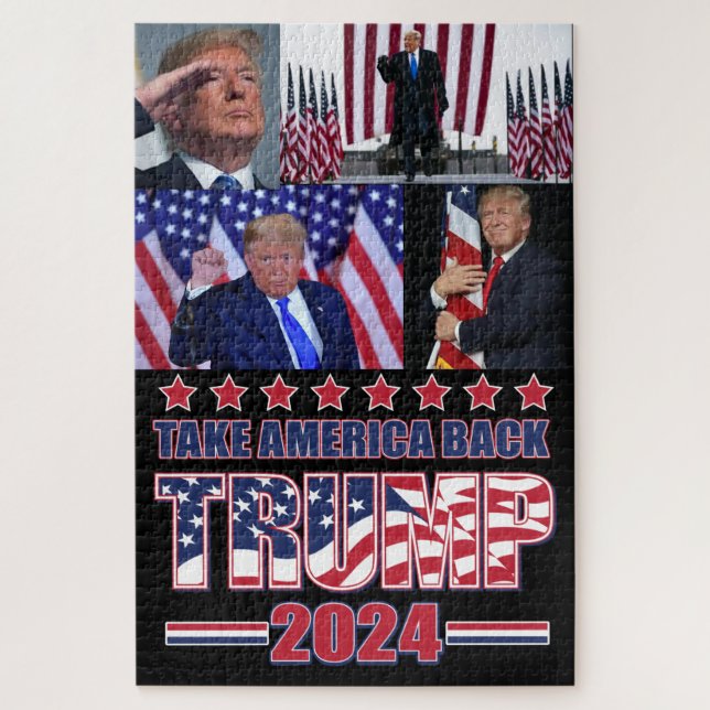 Puzzle Trump 2024: Recuperar a Estados Unidos (Vertical)