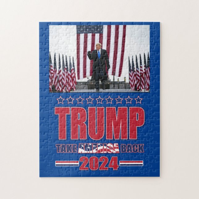 Puzzle Trump 2024: Recuperar a Estados Unidos (Vertical)