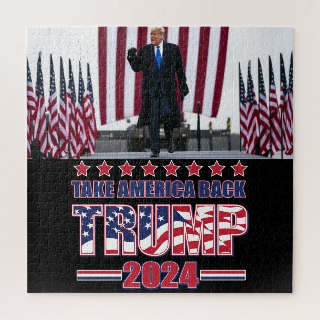 Puzzle Trump 2024: Recuperar a Estados Unidos (Vertical)