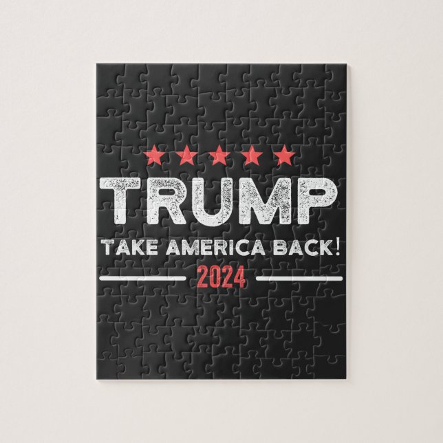 Puzzle Trump 2024: Recuperar a Estados Unidos (Vertical)