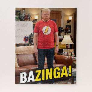 Puzzle Trump Bazinga Meme Divertido