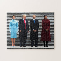 Trump & Obamas En La Inauguración
