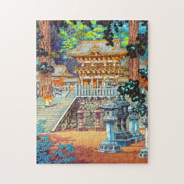 Puzzle Tsuchiya Koitsu La puerta Yomei el santuario Nikko (Vertical)