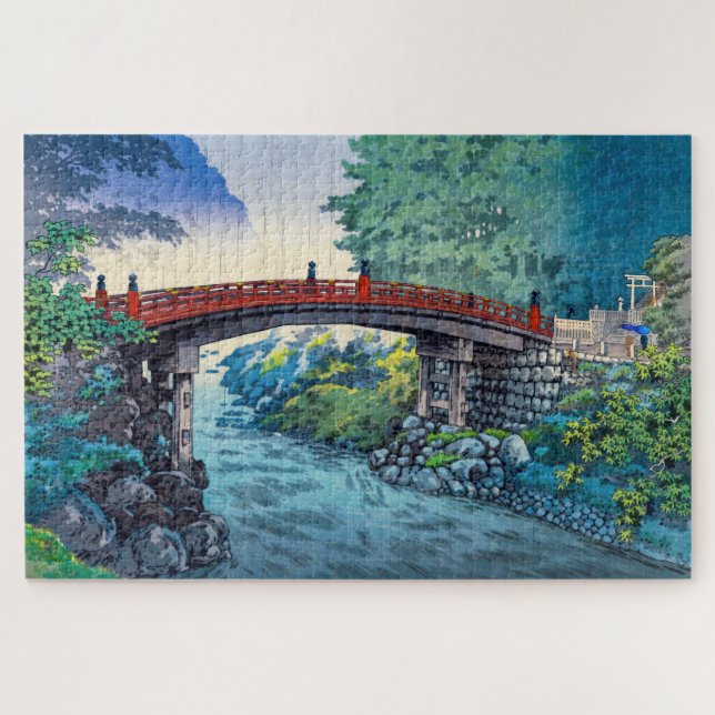 Puzzle Tsuchiya Koitsu - Puente sagrado de Nikko (Horizontal)