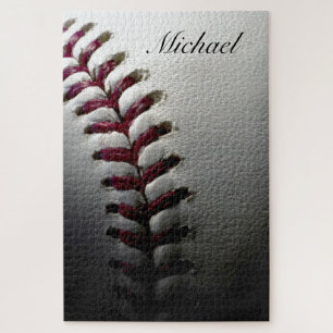 Puzzle Tu nombre cierra la foto del béisbol - Arte deport