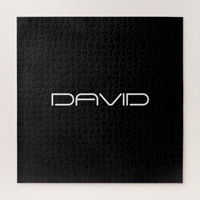 Puzzle Tu nombre | Texto de Personalizable con estilo Gua (Vertical)