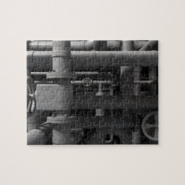 Puzzle Tuberías y válvulas (Horizontal)