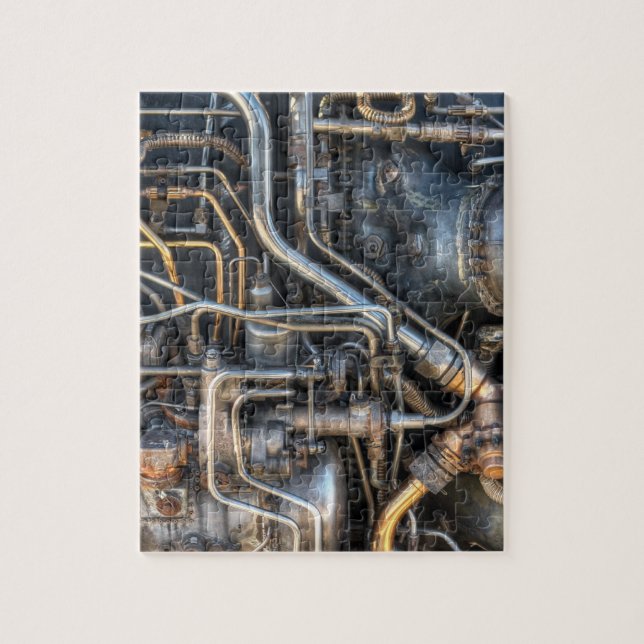Puzzle Tubos de la fontanería de Steampunk (Vertical)