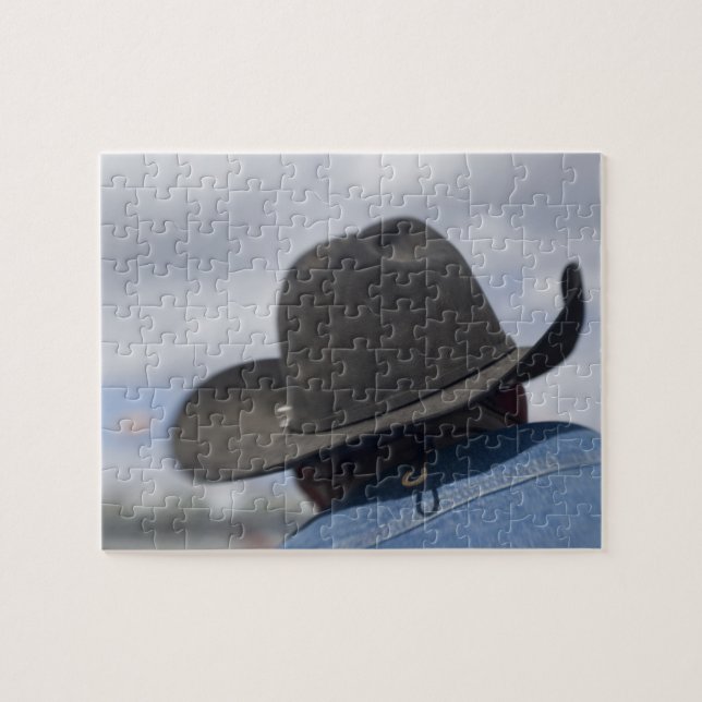 Puzzle Tucson, Arizona. Sombreros de vaquero en uso en el (Horizontal)