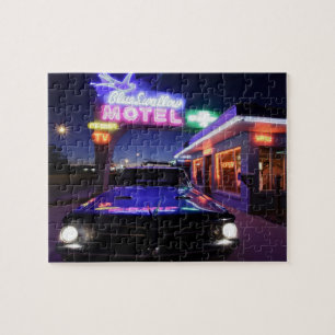 Puzzle Tucumcari, Nuevo México, Estados Unidos. Ruta 66