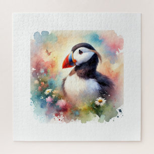 Puzzle Tufted Puffin 190724AREF125 - Watercolor
