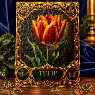 Puzzle Tulipán, Arte de Heirloom Joya