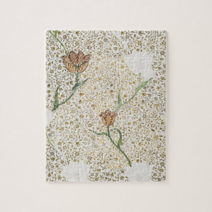Puzzle Tulipán del jardín de William Morris (1885)