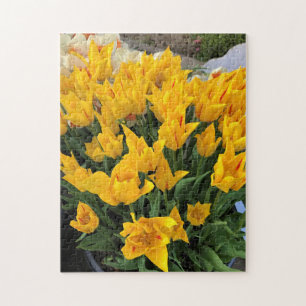 Puzzle Tulipanes Amarillos Únicos
