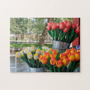 Puzzle Tulipanes de Ámsterdam.