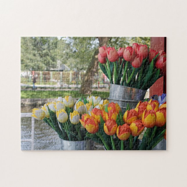 Puzzle Tulipanes de Amsterdam. (Horizontal)