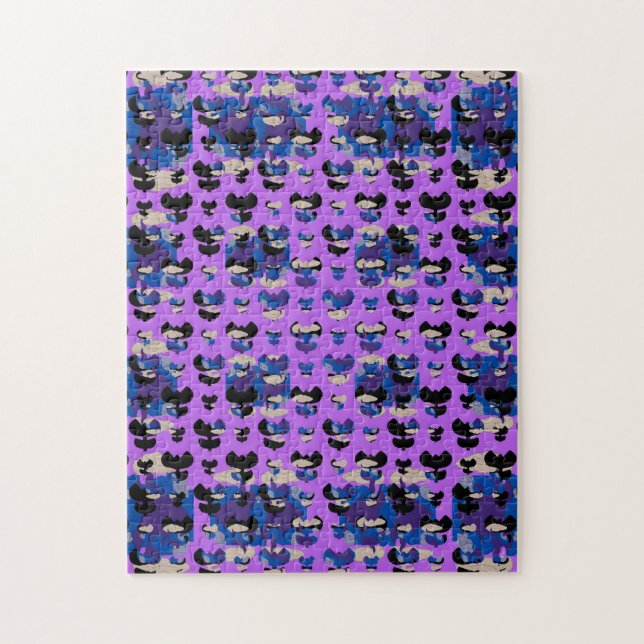 Puzzle Tulipanes de llama celestial contenida (Vertical)