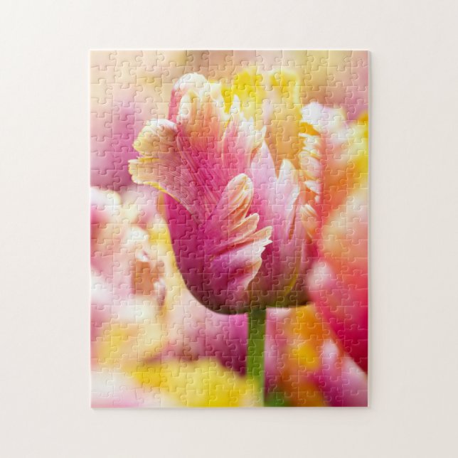 Puzzle Tulipanes del primer (Vertical)