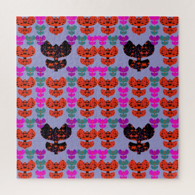 Puzzle Tulipanes Estrellas (Vertical)