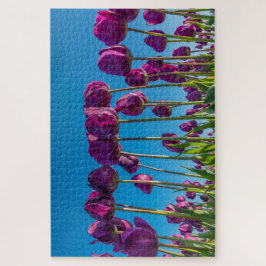 Puzzle Tulipanes morados