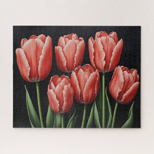 Puzzle Tulipanes Rojos