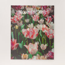 Tulipanes rosados de estilo vintage