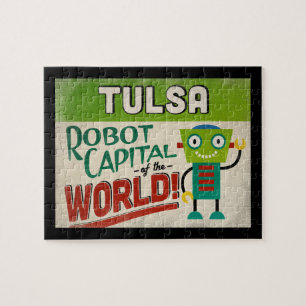 Puzzle Tulsa Oklahoma Robot - Graciosa cosecha