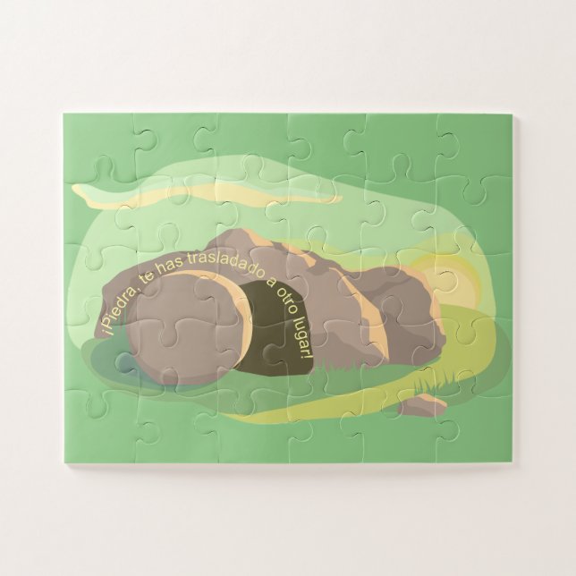 Puzzle ¡Tumba vacía en piedra! ¡Me mudé a Yonder Place! I (Horizontal)