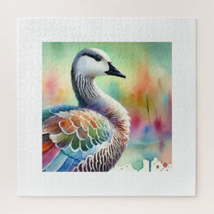 Puzzle Tundra Bean Goose 200824AREF144 - Watercolor