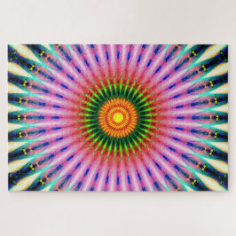 Puzzle Túnel colorido de la mandala